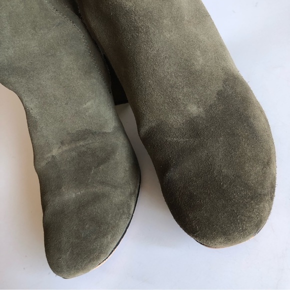 M&S Autograph Suede Block Heel Over the Knee Boots - Picture 15 of 16